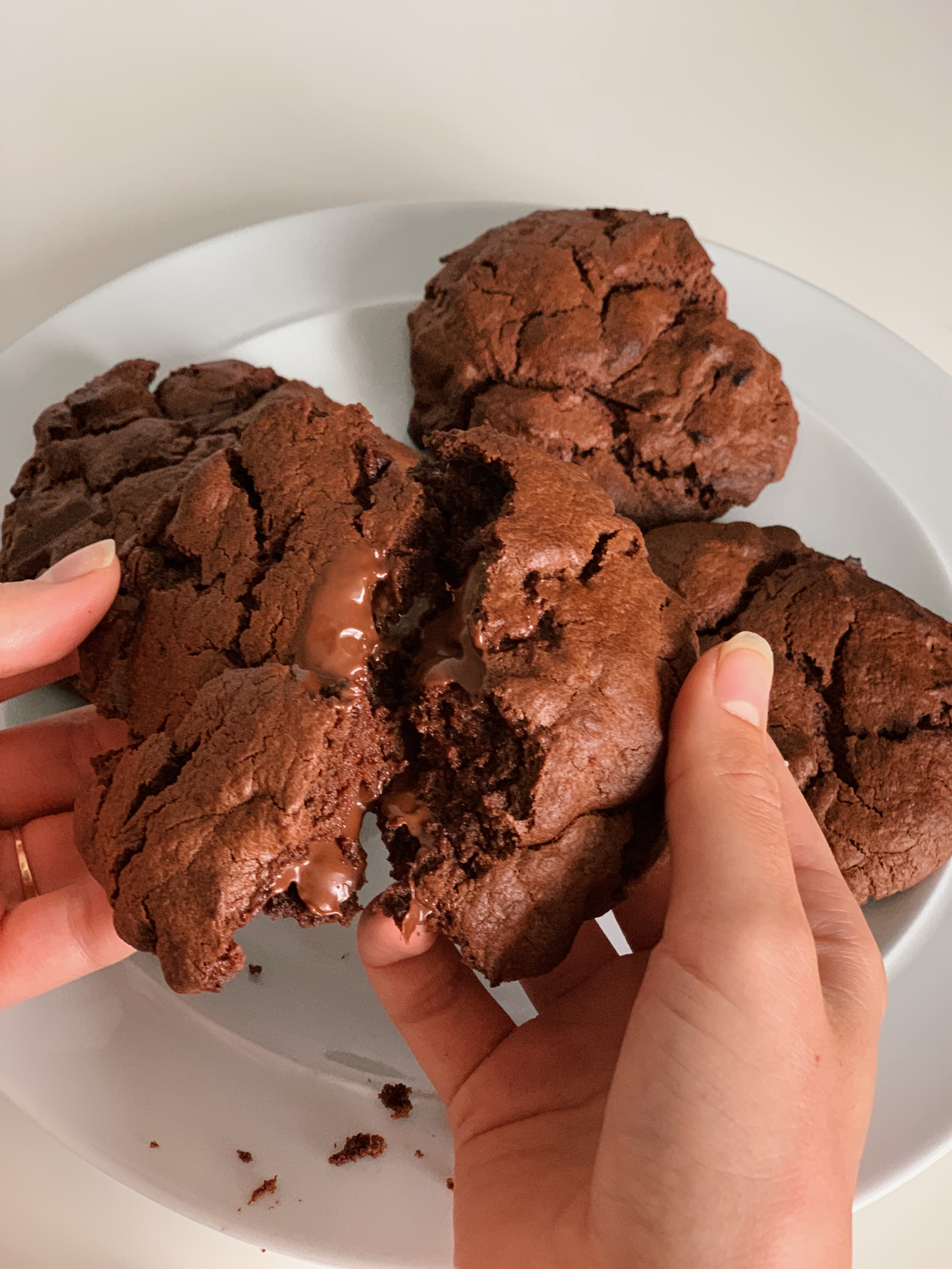 Triple Chocolate Cookies